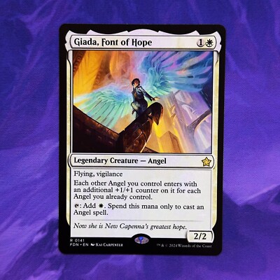 Giada, Font of Hope 0141 FDN Foundations MTG Dragon Wizard Magic Commander M