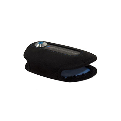 For BMW F15 F16 G11 G12 F48 F85 M Performance Suede Key Case Fob Holder Genuine