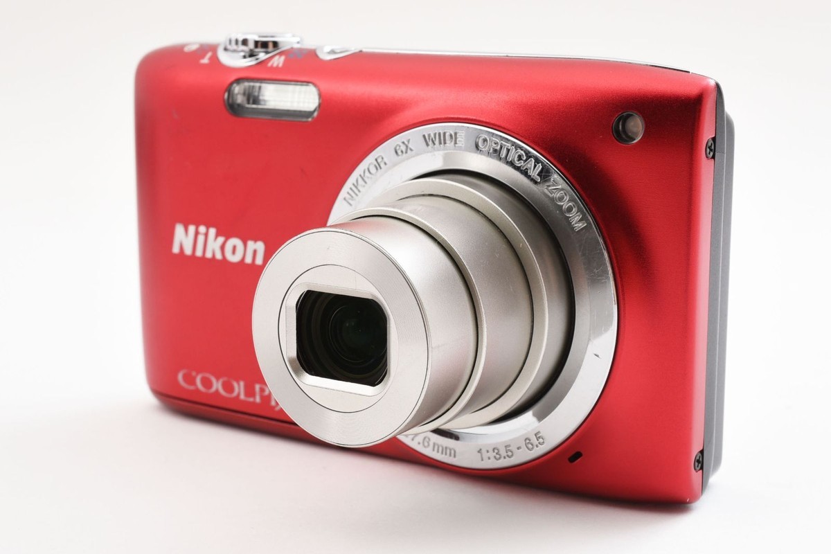 【完動品】Nikon COOLPIX S2700 デジタルカメラ Nikon coolpix S2700 red compact digital camera English