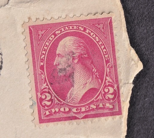 US #267 WASHINGTON COVER MINNESOTA TO ALEXANDRIA MINNESOTA 1898 - Image 2 of 3