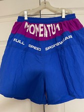 Vintage Momentum Full Speed Sportswear L Volleyshorts in Blue  Light Purple