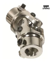 1" DD X 11/16-36" STEERING U-JOINT SET SCREW STYLE NICKEL UNIVERSAL U JOINT