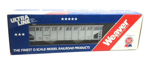 Kit de coche tolva lateral acanalada Weaver Western Maryland (gris) #16359 36' 2106 | Zustand: New