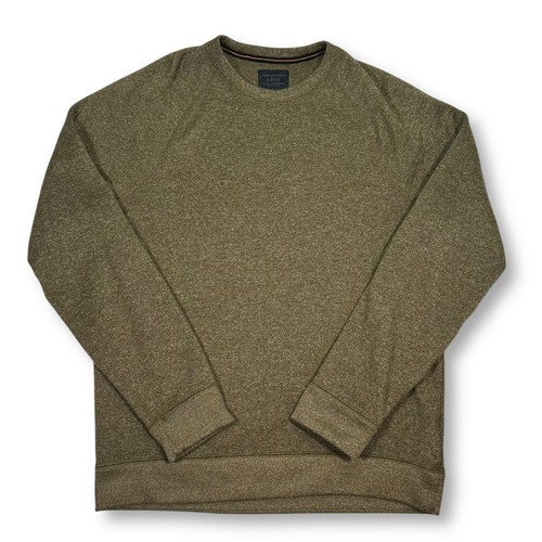 Abercrombie and Fitch Olivgrün Rundhals Sweatshirt Langarm Pullover Herren L
