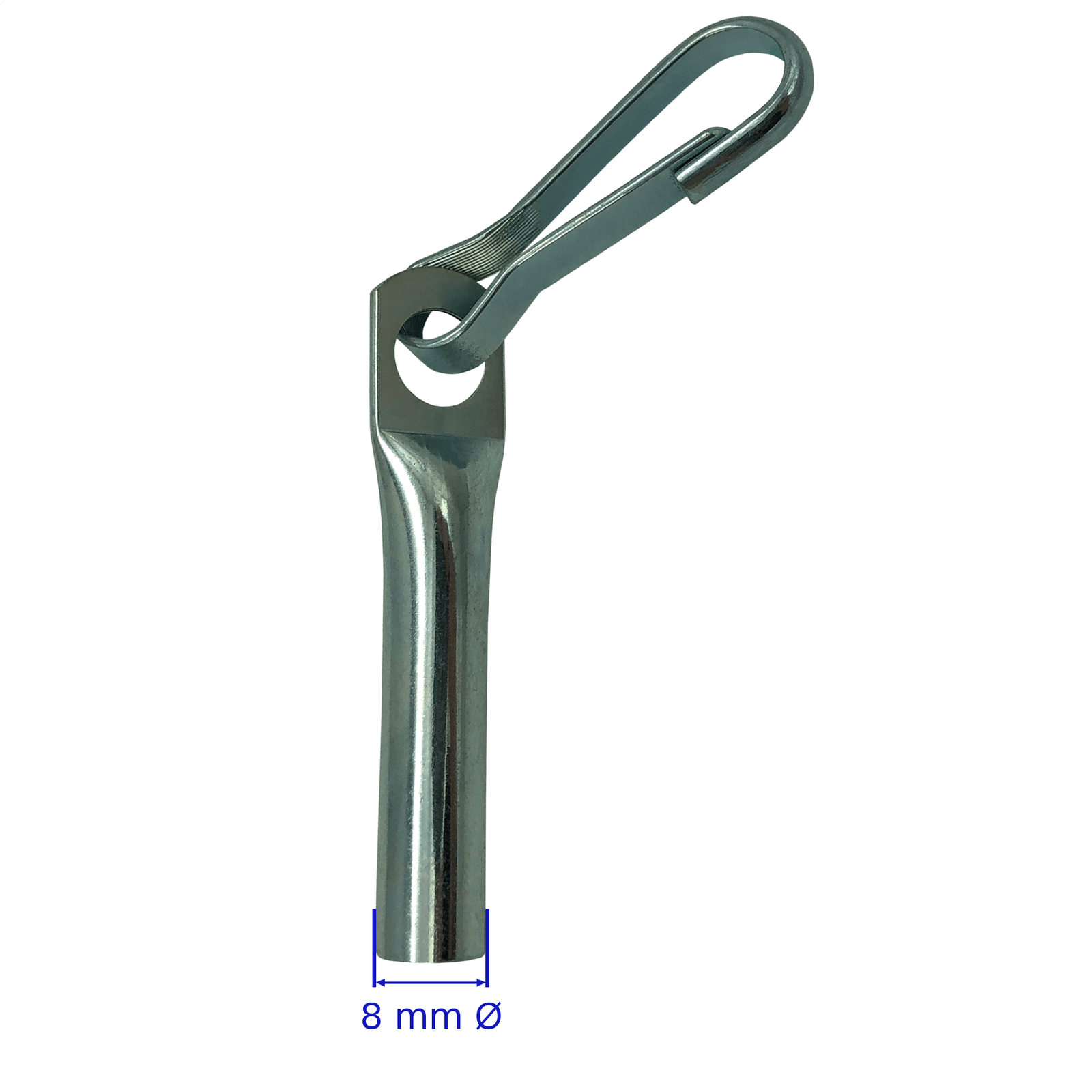 10x Seilendverschluss Schwarz Mit Simplexhaken Für 8 Mm Expanderseil Planenseil - Foto 11