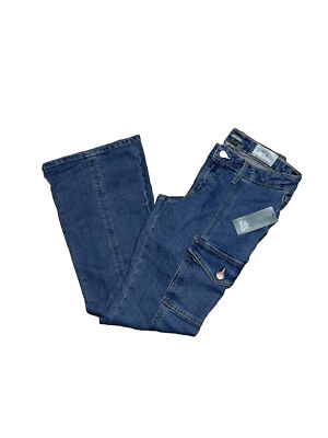 WILD FABLE Low Rise Flare Medium Wash Denim Jeans Size 10 Inseam 31.5''