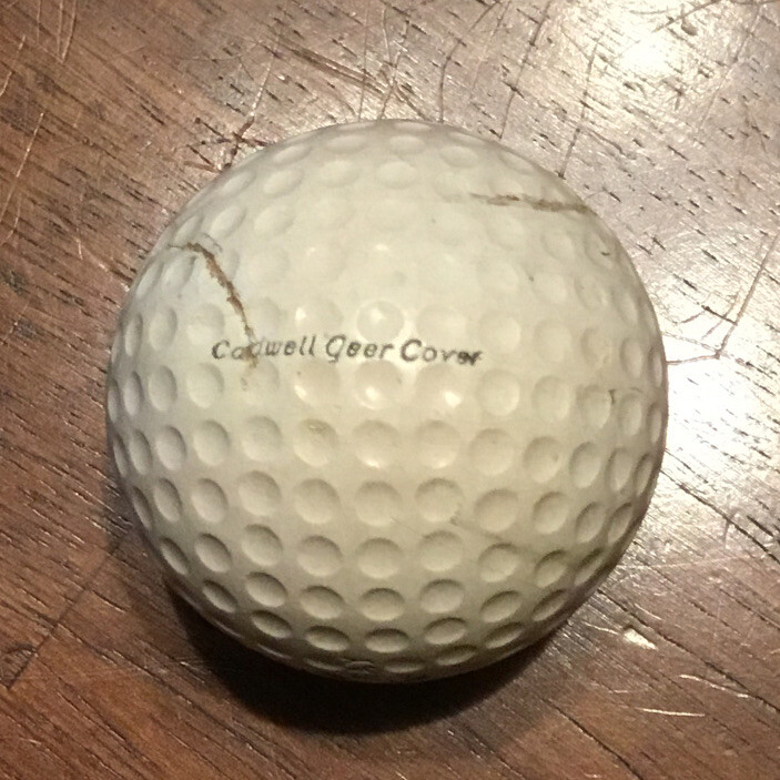 Vintage Early Titleist ‘Green Ray’ Golf Ball c1930’s RARE