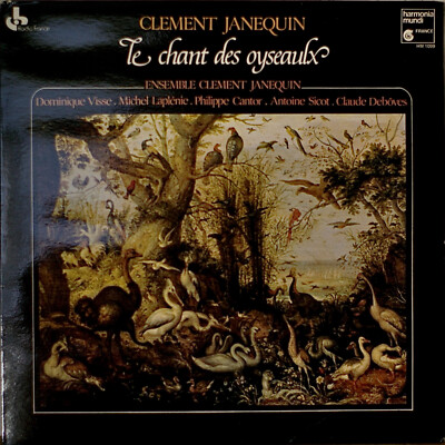 CLEMENT JANEQUIN: Chansons-M1983LP FRENCH IMPORT w/BOOKLET