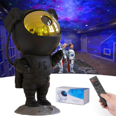 Astronaut Starry Galaxy Projector Space Nebula Star Night Light Lamp w/Remote