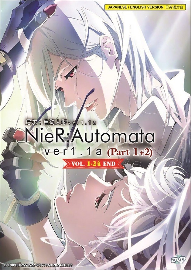 DVD Anime NieR: Automata Ver1.1a (Part 1+2) (1-24 End) English Dub