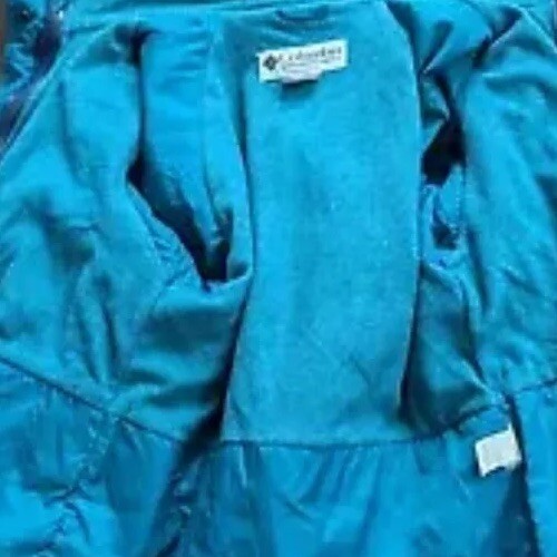 Vtg Columbia Ski Jacket Boulder Ridge 3 in 1 Parka Women M Blue Coat - Picture 15 of 18