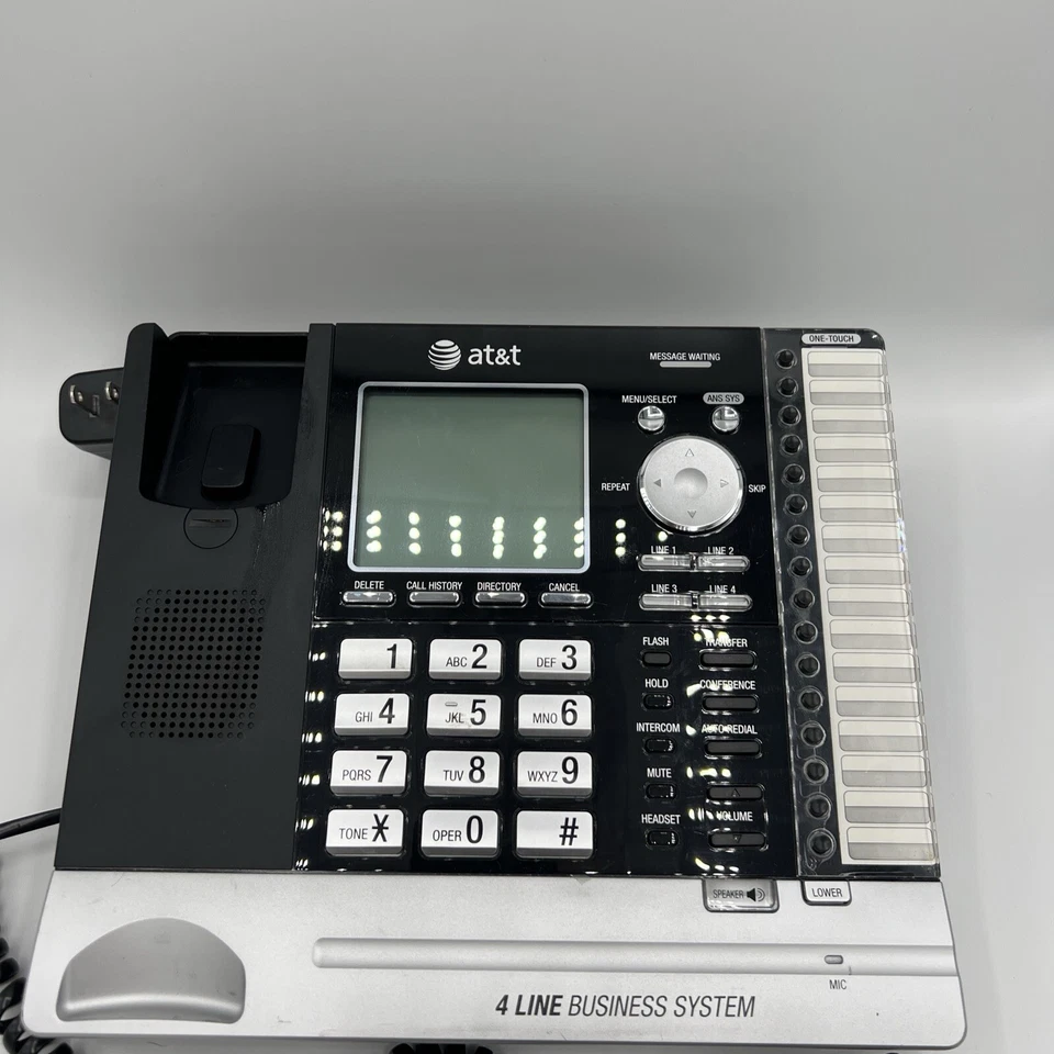 AT&T 4-LINE Small Business MS2015 Deskset Phone in Great Condition - Image 3 of 4
