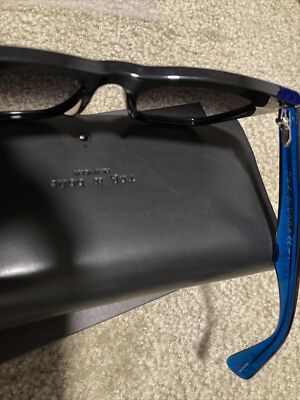 NEW Rag & Bone RNB 54mm Cat Eye Sunglasses Blue & Black | eBay display picture 2