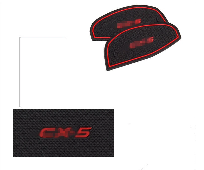 Alfombrillas antideslizantes interiores para puerta/tapa de puerta de coche para Mazda CX-5 2013-2014 Foto 2 de 4