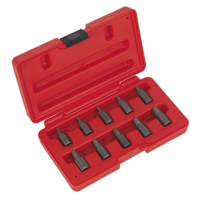 Sealey AK8181 Multi Spline Schraubenausdreher-Set 10-teilig