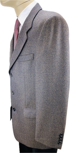 René Lezard Tweedsakko 50 Herren Männer Jackett Jacke Anzug Sakko Jagd Tweed - Picture 5 of 11