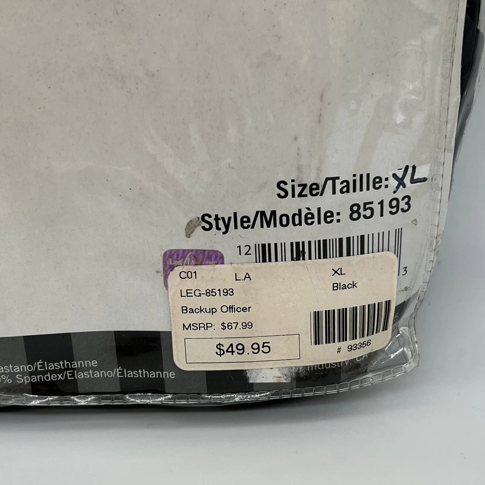 Nuevo Disfraz de Oficial de Respaldo Leg Avenue - Talla XL Foto 3 de 4