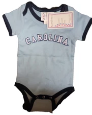 Two Feet Ahead Baby Bodysuit Creeper North Carolina Tar Heels 6 Month New
