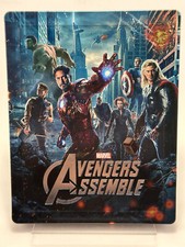 Avengers 2012  3D  Bluray Marvel Embossed Steelbook Import