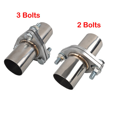 1-3/4''-2-1/2''OD 2/3 Bolts Quick Fix Exhaust Spring Bolt Flange Repair Pipe Kit