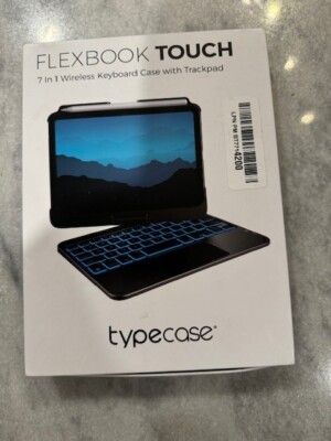Typecase Flexbook Touch 7-in-1 Keyboard Case Touchpad For iPad- Trackpad
