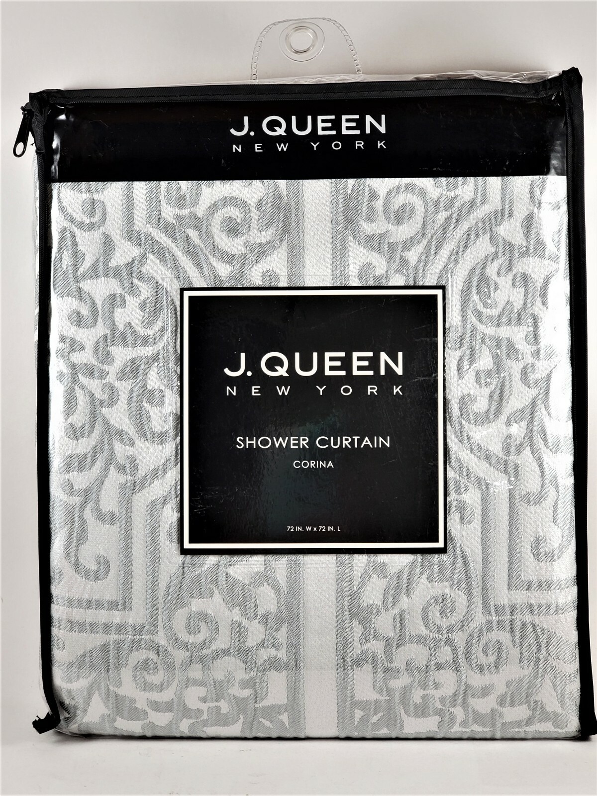 J QUEEN NEW YORK Corina Shower Curtain 72 In x 72 In Spa eBay
