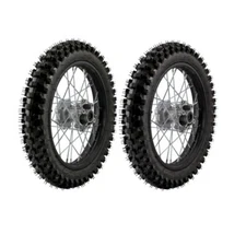 70/100-19 90/100-16 Tire On Rim Set Front Rear KX100 TTR125L Big Wheel offroad