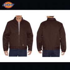 New Mens 2XL XXL DICKIES Eisenhower Insulated Padded Brown Jacket 90 TJ15