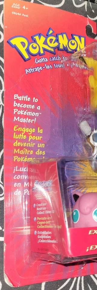 Juego de figuras Hasbro Pokemon Sliders Pikachu Blastoise Jigglypuff 1999 de colección Foto 4 de 4