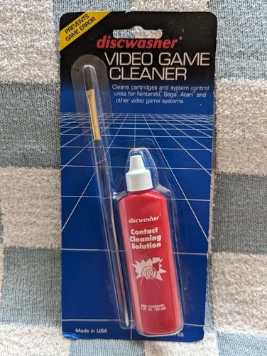 Vintage Discwasher Video Game Cleaner New Sealed For Nintendo Sega Atari + more