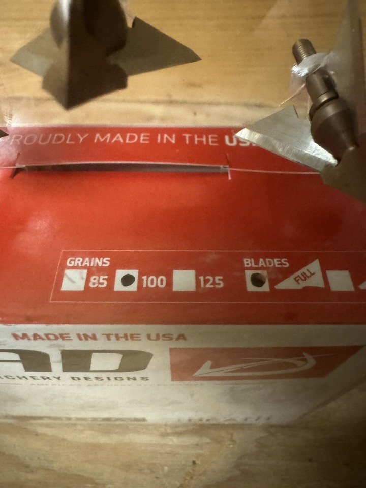 QAD Exodus Broadheads 100 Grain Full Blade ***For Use with Deep Six