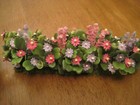 Set of 2 Flower Filled Garden Beds 1:12 scale miniature landscaping OOAK #3 — photo 3
