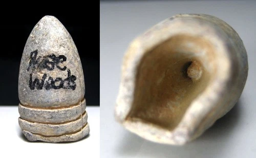 Gettysburg Civil War Relic Dug The Rose Woods Day 2 Fired Bullet Truncated Cone