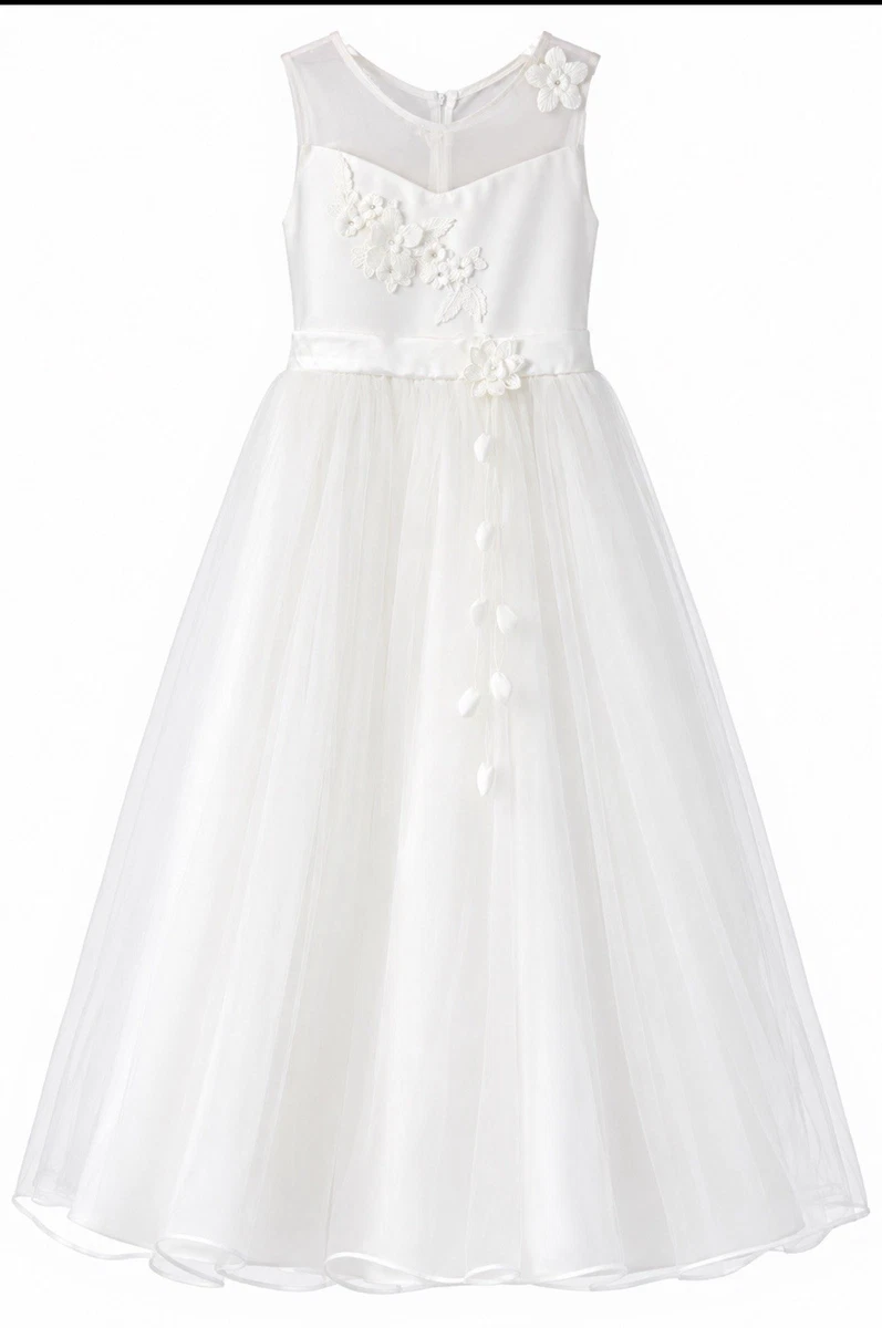 White 12 Size Dresses for Girls for sale