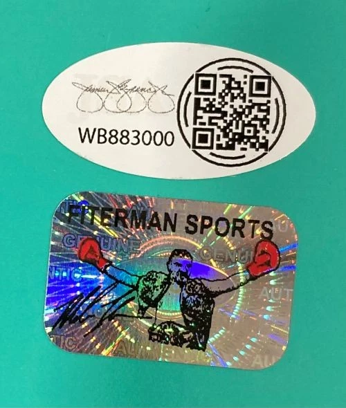 Mike Tyson Signed 8x10 Boxing Punch Out Photo JSA QR Hologram - Image 2 of 2