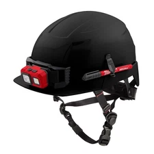 Milwaukee 48-73-1331 Black Front Brim Hard Hat Helmet with BOLT - Class E