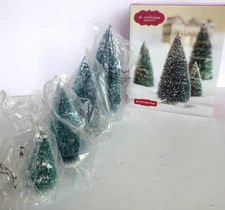 St Nicholas Square 4 Sisal Tree's Christmas Village Accessory with Box