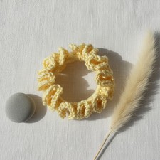 Handmade crochet scrunchie hair tie elastic 403