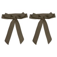 2 StüCk Satin SchäRpe GüRtel FüR Hochzeit Party Braut Tuch TaillengüRtel Kaffee