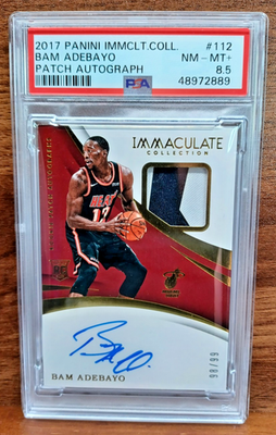 2017-18 Panini Immaculate Collection - Rookie Patch Autographs Bam