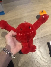 Brand New No Box Popmart  Instinctoy Red  Plush Keychain