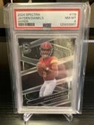 2024 Panini Spectra - Rookies Jayden Daniels #115 Hyper Prizm /75 (RC) PSA 8
