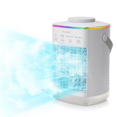 4-Speeds Portable Air Cooler Fan 700ML Tank Ice Cold Cooling Conditioner US