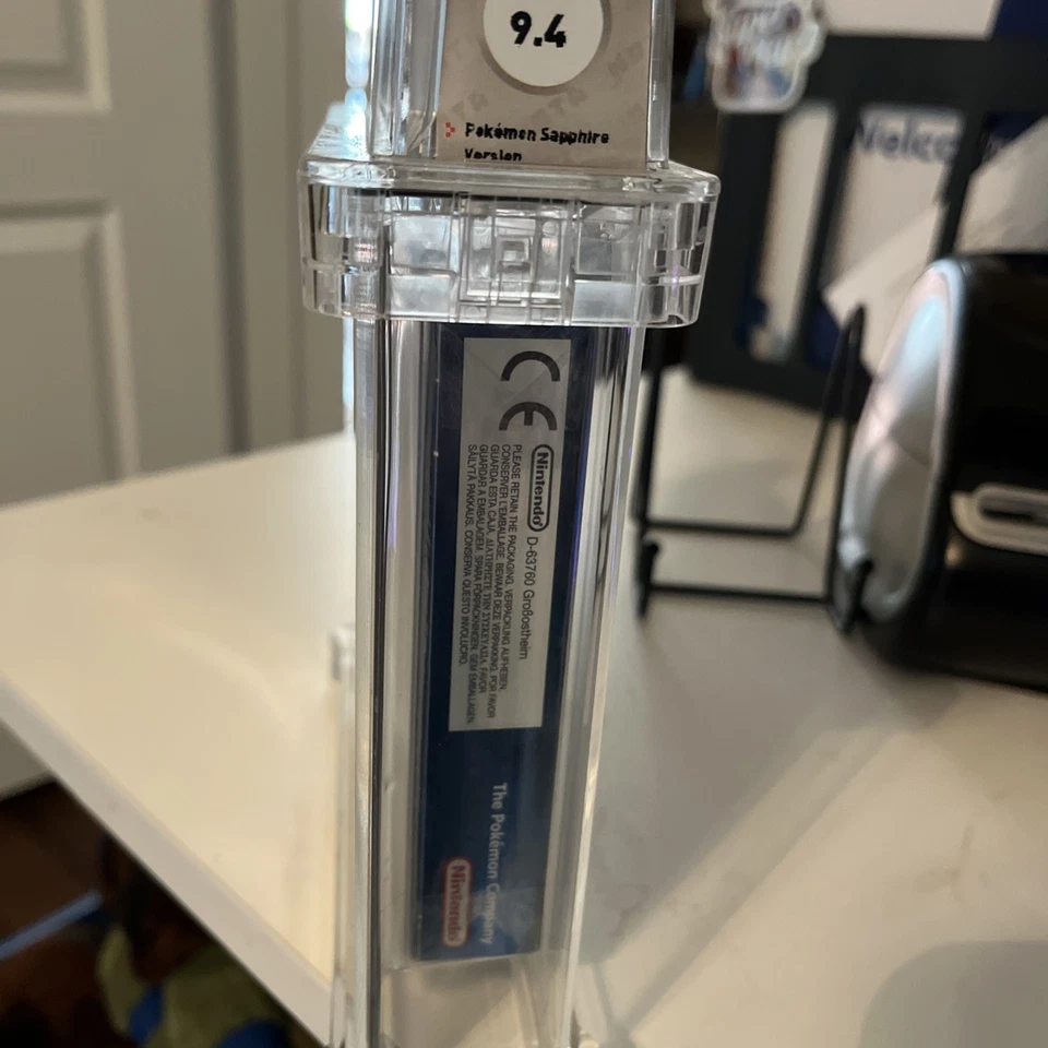 WATA 9.4 A+Pokemon Zafiro Sapphire Version Game Boy Advance GBA Spanish Seal NEW - Image 3 of 4