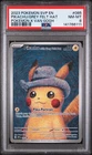 2023 POKEMON SVP EN-SV BLACK STAR PROMO #085 PIKACHU WITH GREY FELT HAT PSA 8
