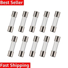 Pack of 10 Fast-Blow Glass Fuses 5A 125V - High Quality Circuit Protection