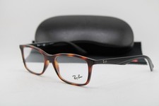 NEW RAY-BAN RB 7047 5847 BROWN HAVANA BLACK AUTHENTIC EYEGLASSES 54-17