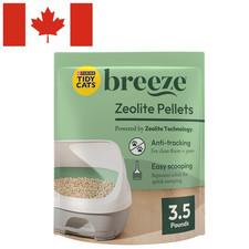 Purina Tidy Cats Breeze Unscented 99.9 Percent Dust Free, Multi Cat, Zeolite Pel