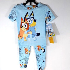 BLUEY Pajamas NEW Girl's/Boy's 5T BINGO Shirt Pants 2 Piece Pjs Set NWT Dog