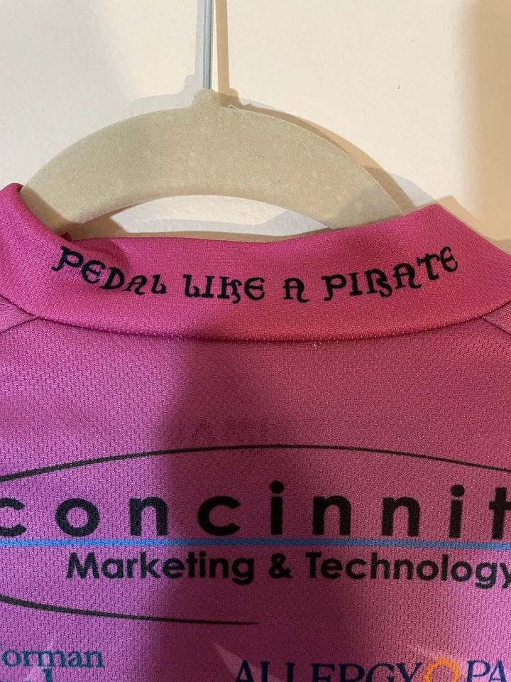 Camisa Hombre Primal, Grande Ciclismo, Cremallera con Bolsillos Traseros y Motivo Pirata Foto 3 de 4